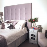 Glamour with the use of an oversized headboard